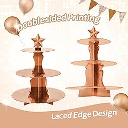 5 Pieces Dessert Table Display Set, DAFURIET