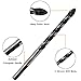 DR.DUDU Multi Material Drill Bit Set, Masonry Drill and Twist Drill Bits for Brick, Glass, Masonry, Tile and Wood (5 pcs 6, 6, 8, 10, 12mm)