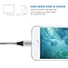 Sundix iPhone Charger 3Pack 6FT Premium Nylon Braided Lightning to USB Cable Charging Cord for iPhone 7 / 7 Plus/ 6 / 6s / 6 plus iPhone 5 / 5s / 5c, iPad, iPod & More (Greywhite)