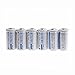 On The Way 2000mAh 16340 CR123A 3.7V Rechargeable Lithium Battery (Pack of 6)