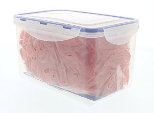 Swedish Fish 3.5 lb Bulk in an EasyLock container that is airtight, watertight, and stackable