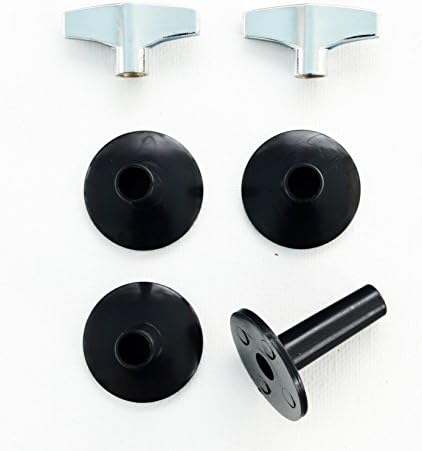 DRUM STARZ 4-Pack Long CYMBAL SLEEVES &amp; 2 Deluxe WING NUTS Bundle