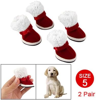 christmas dog booties