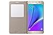 Samsung Galaxy Note 5 Case S-View Flip Cover Folio - Gold