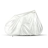 Baleaf 210D Oxford Fabric Heavy Duty Waterproof City Bike Bicycle Cover With Lockhole Silver