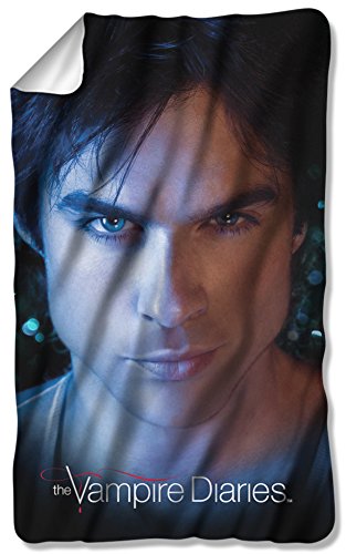 Vampire diaries - damon eyes fleece blanket 35 x 57in