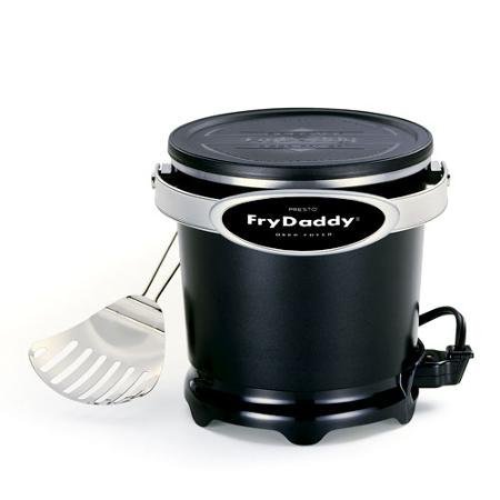 Click Here to See More Images Presto Fry Daddy 4-Cup Electric Aluminum Deep Fryer, Non-Stick Surface