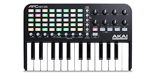 Akai Professional Apc Key 25 Usb Midi Keyboard Controller For Ableton Live With 25 Piano Style Keys 40 Buttons And 8 Cured Goods