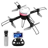 HELIFAR Drone with Camera, 720P WiFi FPV Drone with IP Camera, Real-time Monitoring, Altitude Hold, Trajectory Flight, Foldable RC Quadcopter Drone for Adults Beginners,L6062