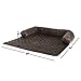 PETMAKER Furniture Protector Pet Cover with Bolster – Brown – 35×35thumb 2