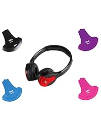 BOSS Audio inalámbricos infrarrojos plegable, Canal dual , Multicolor