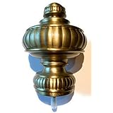 Kirsch Designer Metals Cypress 1 3/8â€ Finial, Color: Brushed Bronze (1831945)