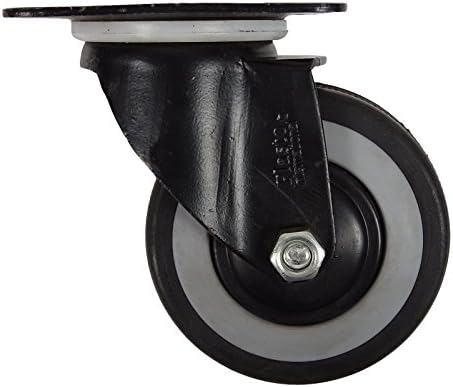 Plasto Moving Furniture 100 mm Wheels With Revolving Plate 165 Lbs Load Capacity