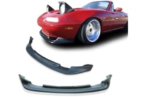 MAGICDRIFT Mazda Miata NA MX5 GV Style Urethane Front Bumper Lip Chin Spoiler For 90-97 Models