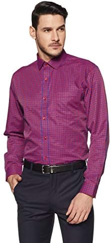 Next Look Men's Plain Regular Fit Formal Shirt