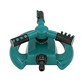 Lawn Sprinklers, Kany Circular Sprayer Durable Rotary Three Arm Water Sprinkler Water Entire Lawn And Garden Without Oscillating Systems Waste