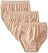 Bali Women's 3 Pack Comfort Revolution Hi-Cut Panty, Nude, 8/9