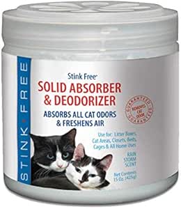 Amazon.com : Stink Free Cat Solid Freshener, Absorber ...