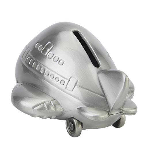 Money Jar for Kids, Air Plane Shape, Cute Piggy Bank, Money Saving Jar, for Kid's Present, for Nursery Decoration, Desktop Ornament, Children Fun Toy