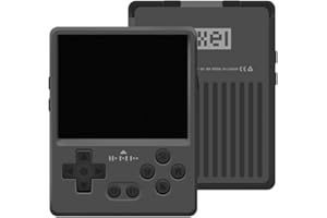 MARRYOO GKD Pixel 2 Console Metal Retro Game Player Portable Mini Pocket Handheld, Preinstalled with 64GB TF Card 1800mAh Battery 2.4-inch IPS Screen Aluminum Body Console Gaming Player (Gray 64GB)