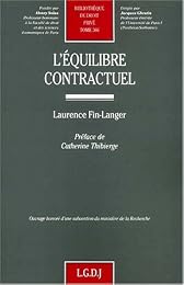 L' équilibre contractuel