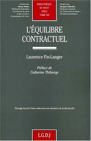 L' équilibre contractuel