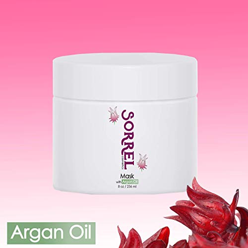 Sorrel Cosmetics 7 Steps Full Kit Keratin Shampoo 8oz, Keratin Conditioner 8oz, Argan Oil Mask 8oz, Keratin Leave in 8oz, Hair Loss Growth Dropper 4oz, Semi Di Lino Brushing 8oz & Argan Serum 2oz