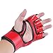 Cheerwing Boxing Gloves Fingerless MMA Gloves Boxing Fight Gloves for Sanda Sparring Punching Bag Training