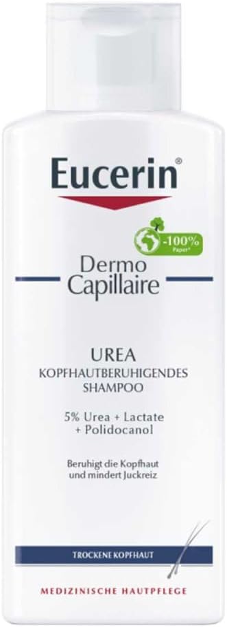 Eucerin DermoCapillaire Calming Urea Shampoo 250ml Scalp Care Dry Itchy Relief