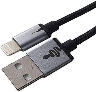iPhone Charger, Snake 6 FT Apple Lightning to USB Cable Braided Charger for iPhone 7/7 Plus/6s/6s Plus/6/6 Plus/5s/5c/5, iPad Air/Mini/Pro/iPod