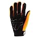 Motocross Motorcycle BMX MX ATV Dirt Bike Skeleton Racing Gloves Orange