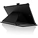 iGadgitz Premium Executive Black PU Leather Case Cover for Sony Xperia Z3 Tablet Compact SGP611 with Multi-Angle Viewing Stand + Auto Sleep/Wake + Hand Strap + Screen Protector