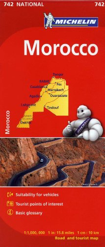 Michelin Map Africa Morocco 742 (Maps/Country (Michelin))