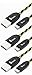 Fenix - 6 Feet - (3 pk) Nylon Braided Black Micro USB [V9] Universal Data Cable - Lightning Fast Charging & Transfer for Samsung, HTC, LG, Nexus, Motorola, Sony, Android Smartphone & Tablet
