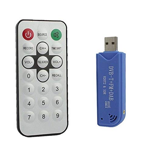 Eachbid TV Tuner Receiver Mini Sticker USB 2.0 Wireless DVB-T SDR DAB FM HDTV RTL2832U R820T2 Display Dongle Adapter with Remote Control