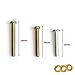 BTSKY 30mm（1.18inch） Clear Glass Crystal Cabinet Knobs Diamond Shape Pull Handle For Drawer Cupboard and Dresser, Come with 3 kinds of Screws (8 PCS)