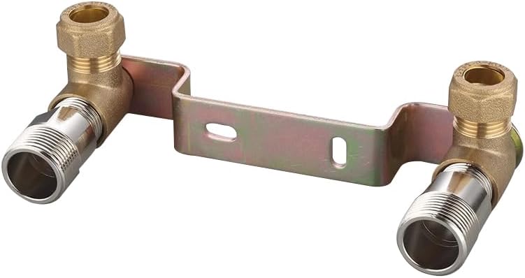 OMOTOOL Concealed Shower Faucet Wall Bracket Positioner 15mmx1/2''