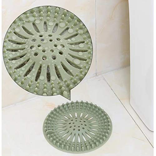 5PC Hair Drain Catcher Bathroom Sink/Kitchen Sink Strainer Stopper Bathtub Mat - Thumbnail 6