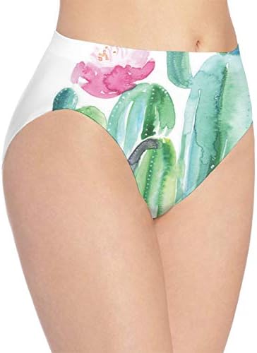yujiasuliao Womens Underwear Bohemian Hexagon Pink Flowers Marvellous Bikini Brief Hipster Panties