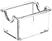 New Star Foodservice 28447 Plastic Sugar Packet Holder, Clear, Set of 12