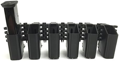 eAMP Challenger - Sig Sauer P226 / P228, Canik TP9 Series, Beretta Para 9 - 9mm Six Magazine Pouch - MagP0154-F