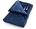 Convenient Gadgets & Gifts USB Heated Shawl and Lap Blanket - Blue Color - USB Heated Throw Perfect Alternative to an Office Desk Heater