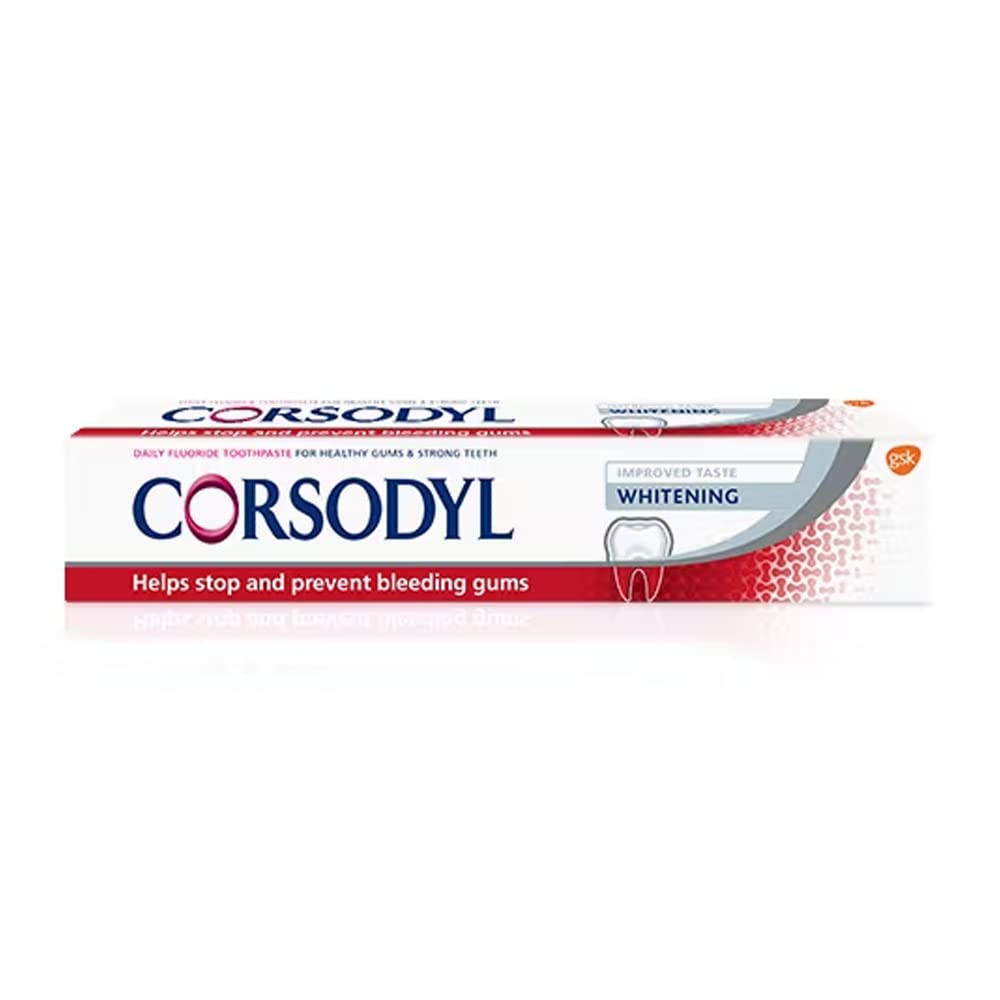 Corsodyl Whitening Gum Care Toothpaste, 75 ml