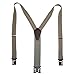 Perry Suspenders Men's Elastic Hook End Striped Dress Suspenders