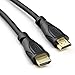 Zakix® 2 Pack/6 FT, Premium High-Speed & Certified HDMI 2.0 Cable - 6 Feet, Supports Ethernet, 3D, 4K and Audio Return, 18 Months Warranty
