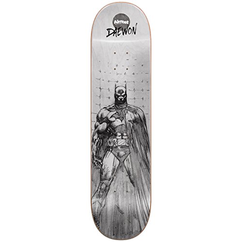 Almost Batman Pencil Sketch Skateboard Deck Sz 8.125 x 31.8i