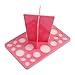 Docolor 26 Mix Size Makeup Brush Holder Air Drying Organizer Tools-Pink