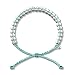 4Ocean Bracelet with Charm Made from 100% Recycled Material Upcycled Jewelry (Aqua)