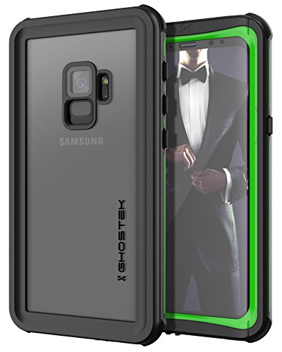 Ghostek Nautical Full Body Rugged Waterproof Case Compatible with Galaxy S9 - Green