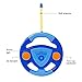 SGILE RC Police Race Car Train Toy for Kids Birthday Gift Present, Remote Control with Light Music Radio for Toddlers Baby Kids Child,Blue